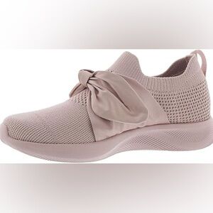 Rare Slip-On Skechers Bobs Squad 2-Bow Beauty- Dusty Pink